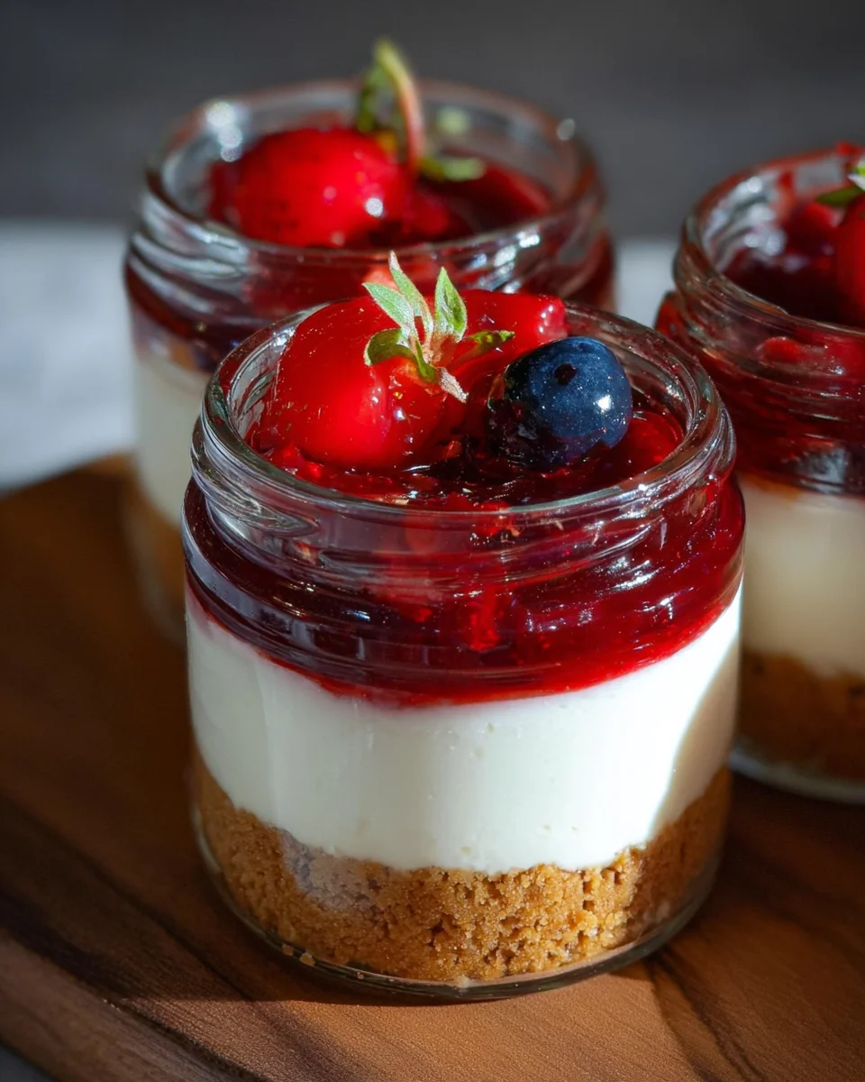 High Protein Cheesecake Jars