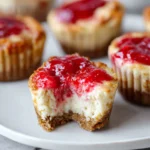 High Protein Healthy Strawberry Cheesecake Bites