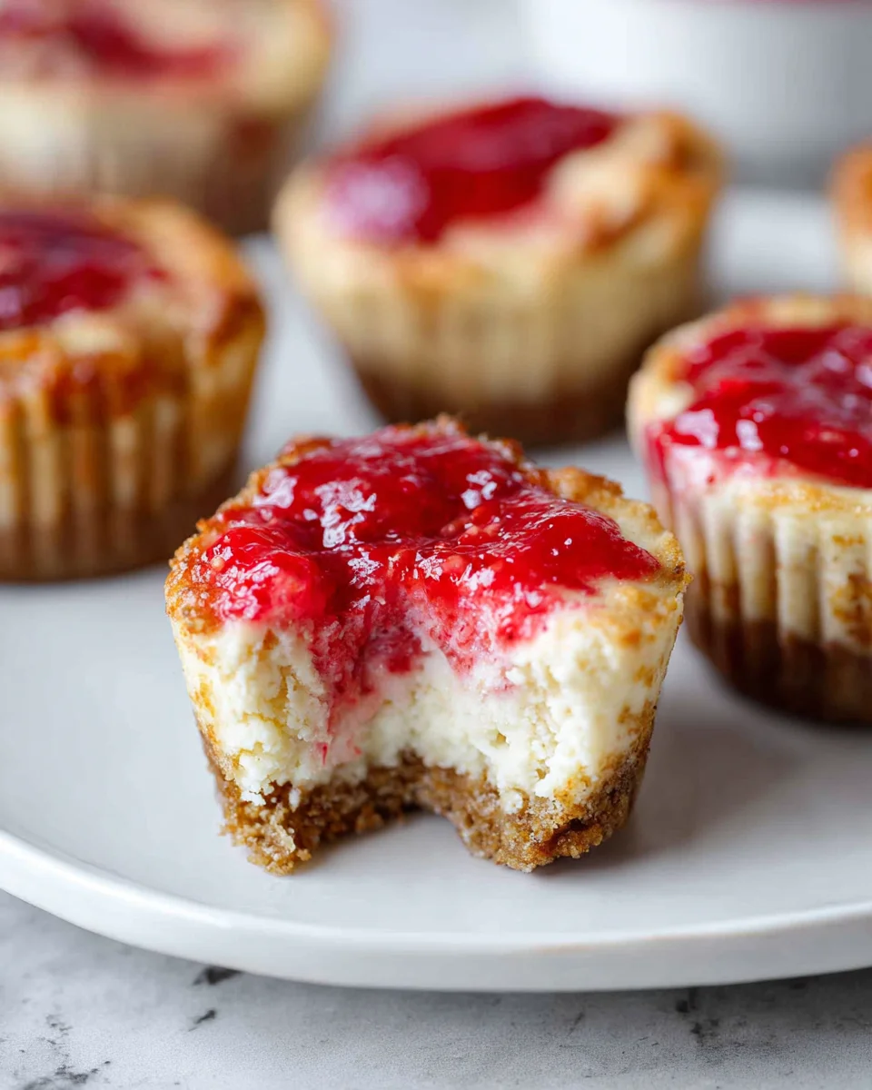 High Protein Healthy Strawberry Cheesecake Bites