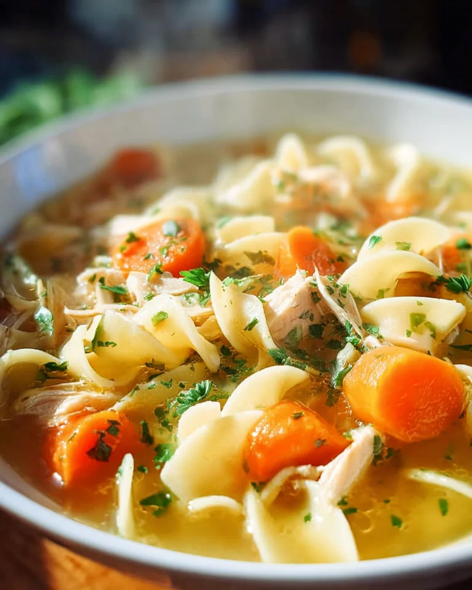 Homemade Chicken Noodle Soup