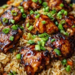Honey BBQ Chicken Rice