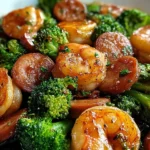 Honey Garlic Shrimp, Sausage, and Broccoli 21 Honey Garlic Shrimp, Sausage, and Broccoli
