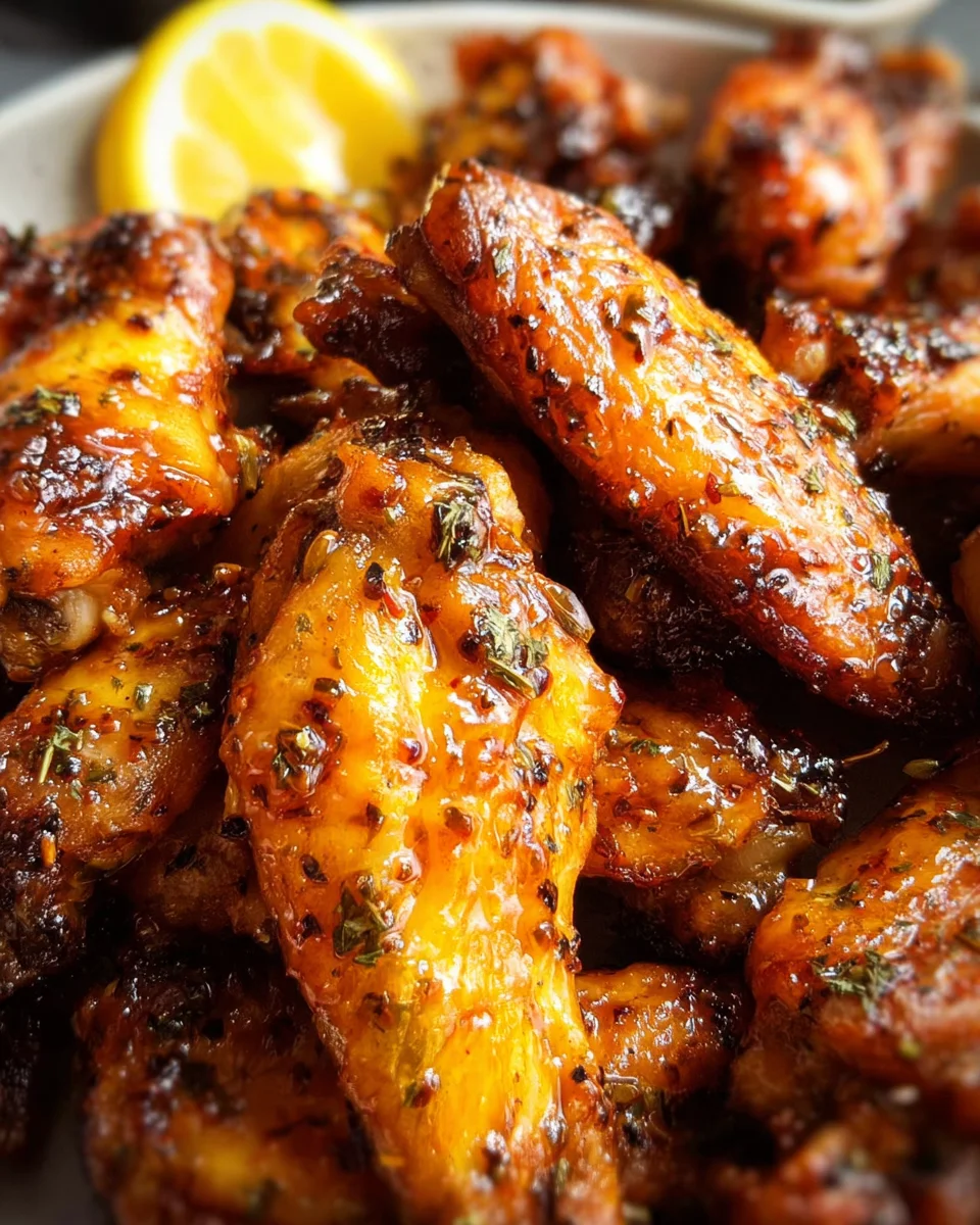 Honey Lemon Pepper Wings