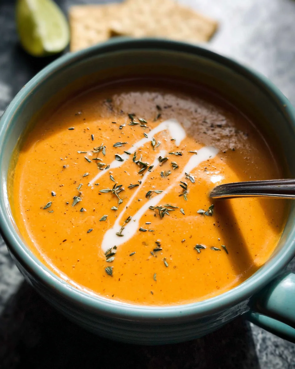 Instant Pot Carrot Ginger Soup (Vegan)