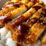 Japanese Katsu Bowls with Tonkatsu Sauce