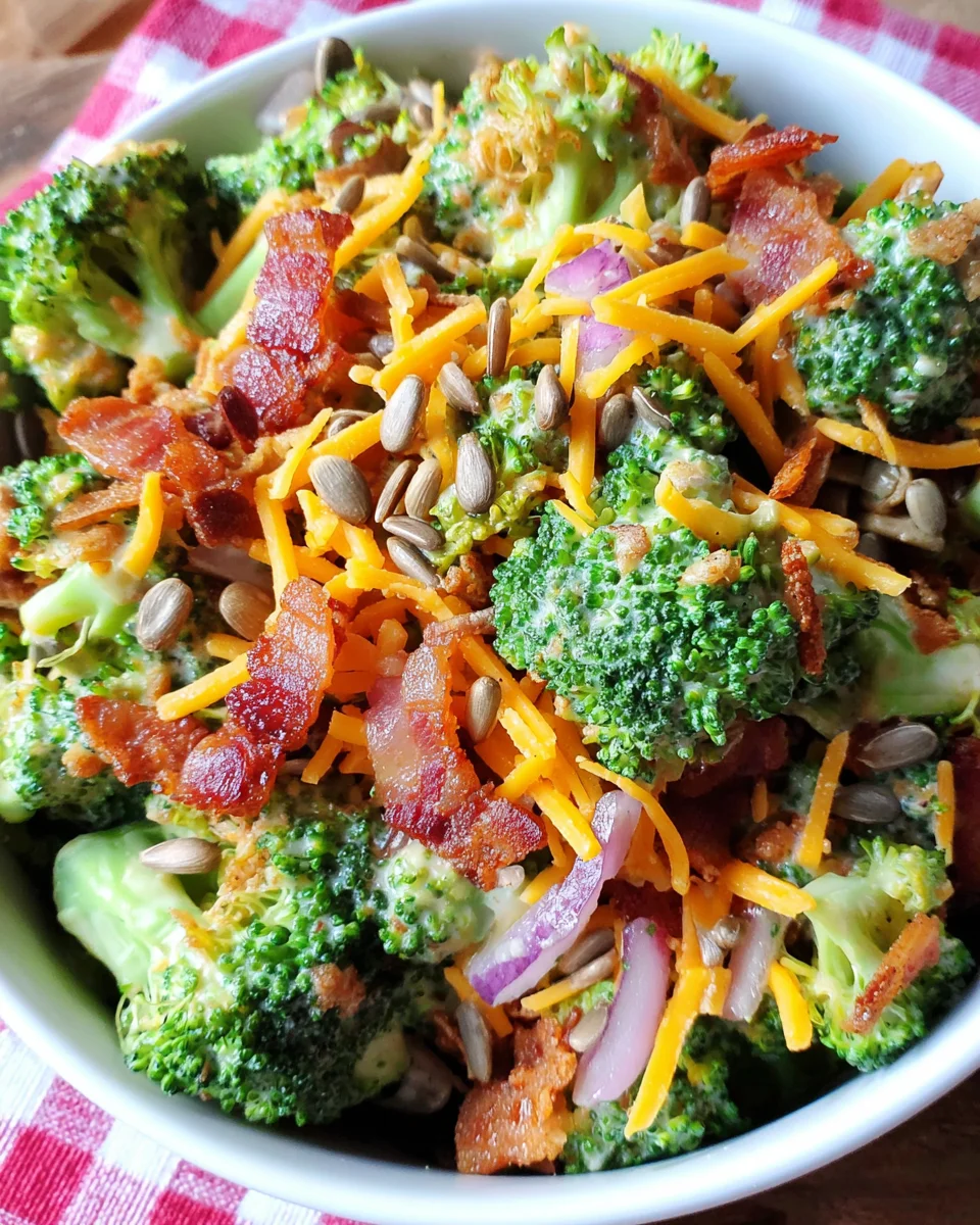 Keto Broccoli Salad Recipe