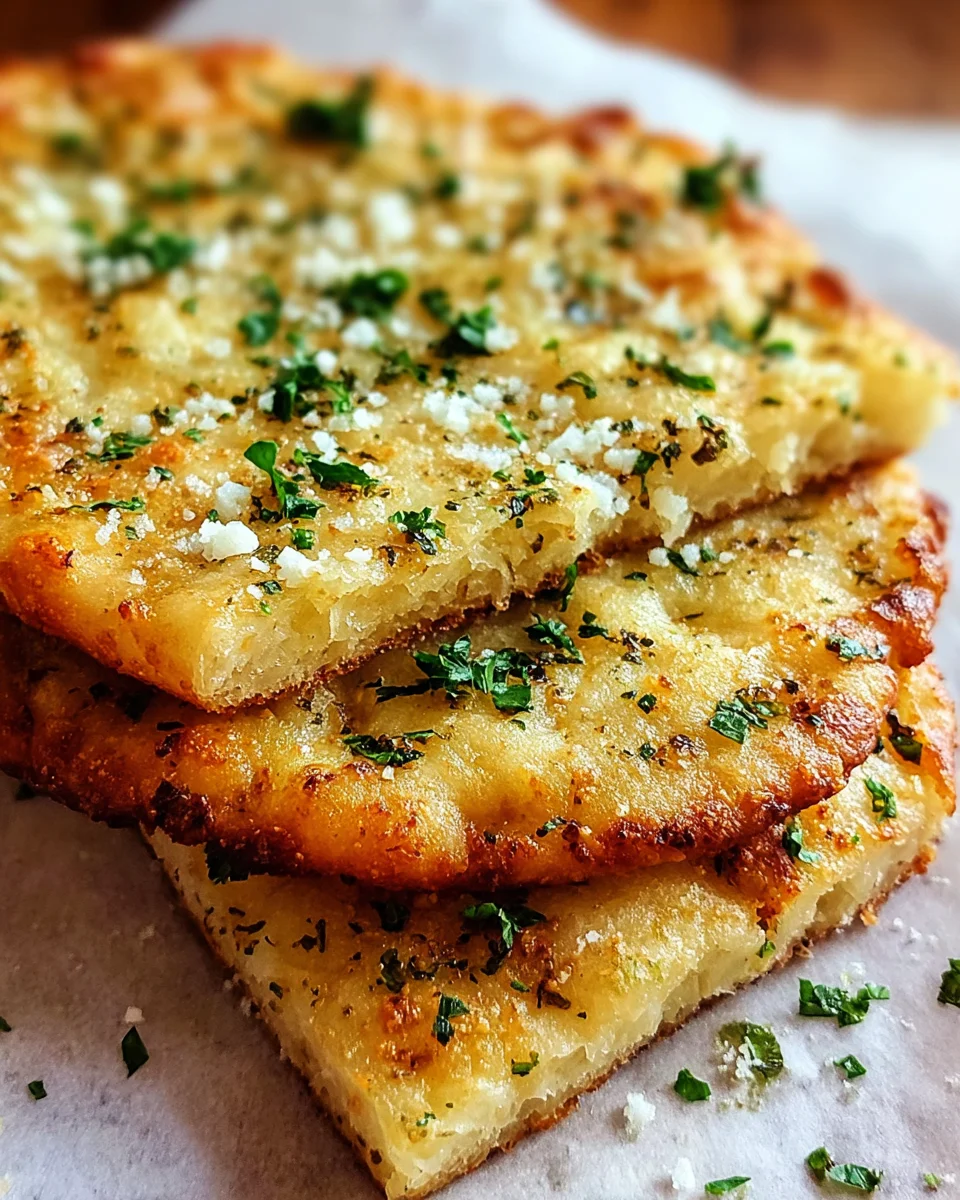 Keto Garlic Flatbread