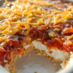 Layered Cream Cheese and Salsa Dip