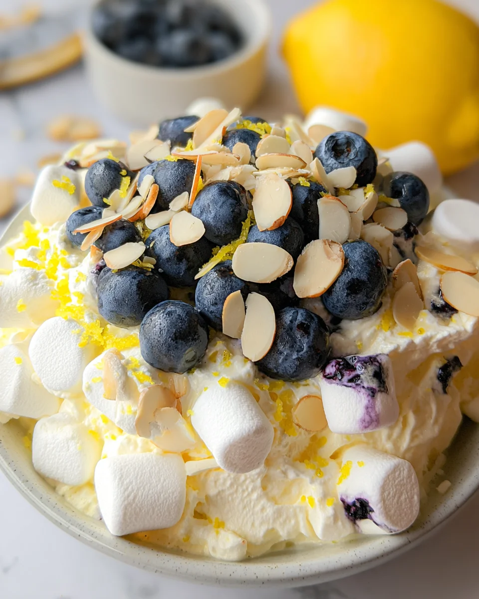 Lemon Blueberry Fluff