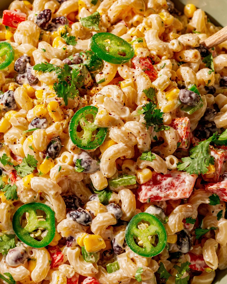 Mexican Macaroni Salad Recipe