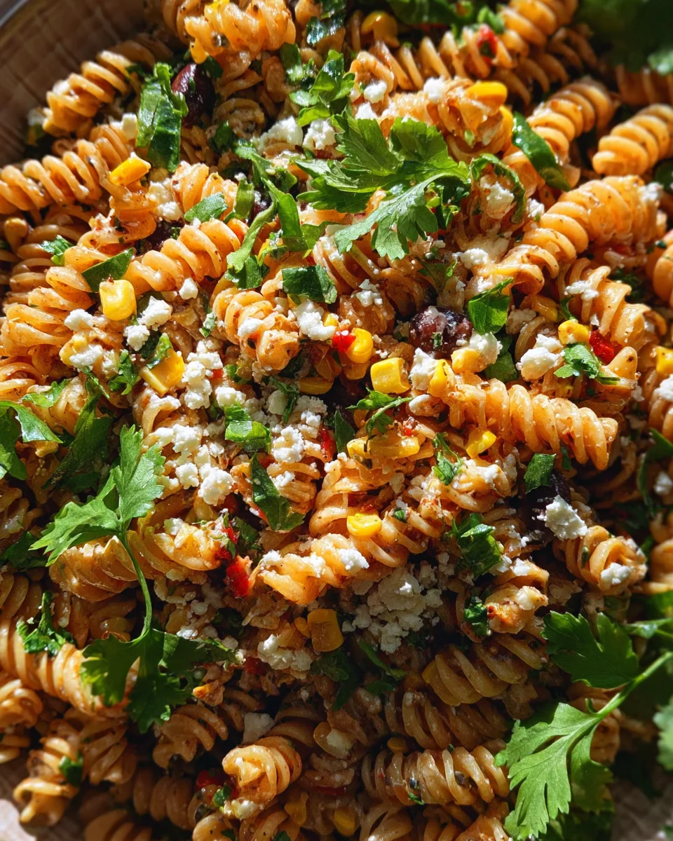Mexican Street Corn Pasta Salad