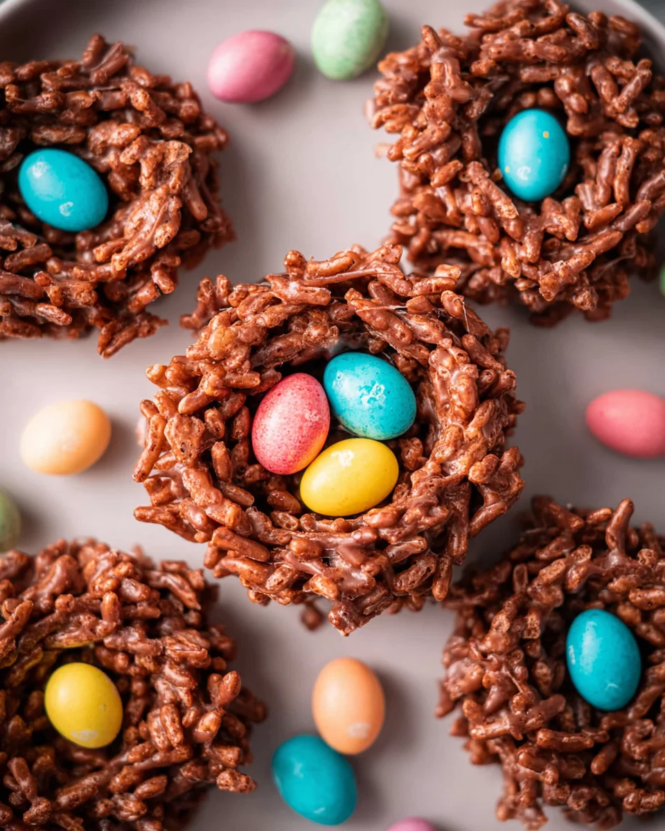 No-Bake Chocolate Bird Nests
