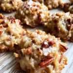 No-Bake Coconut Praline Cookies