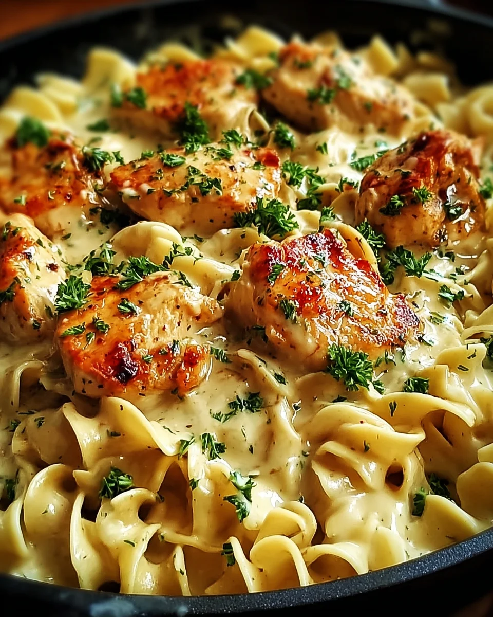 One Pan Chicken Noodles