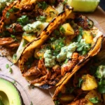 One Pan Chicken & Pineapple Tacos