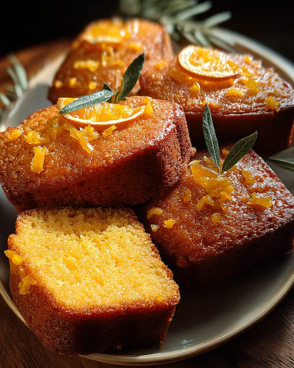 Orange Ginger Honey Cakes