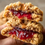 PB&J Stuffed Cookies
