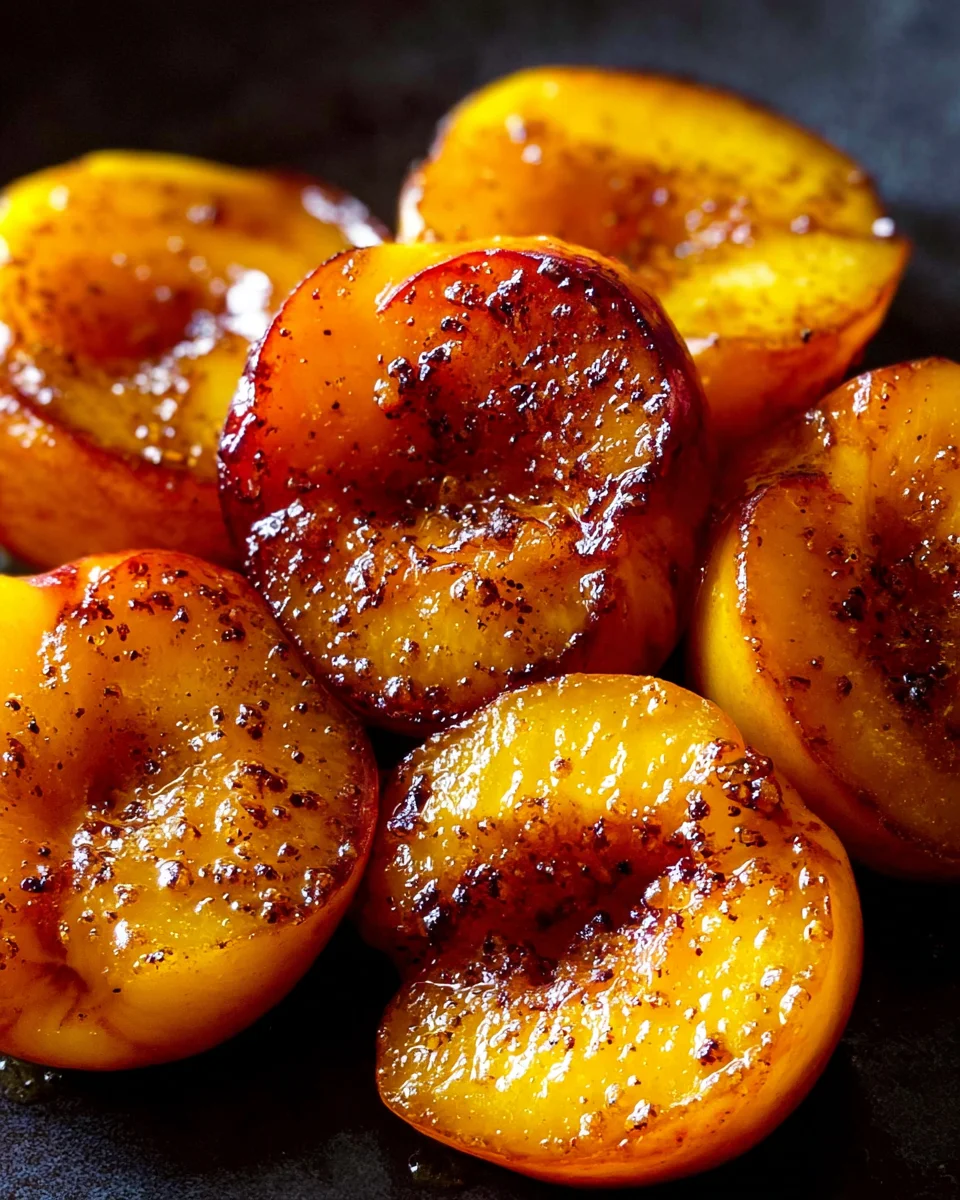 Pan Fried Peaches