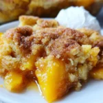 Peach Cobbler with Cake Mix