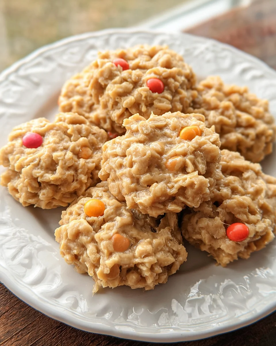 Peanut Butter No Bake Cookies