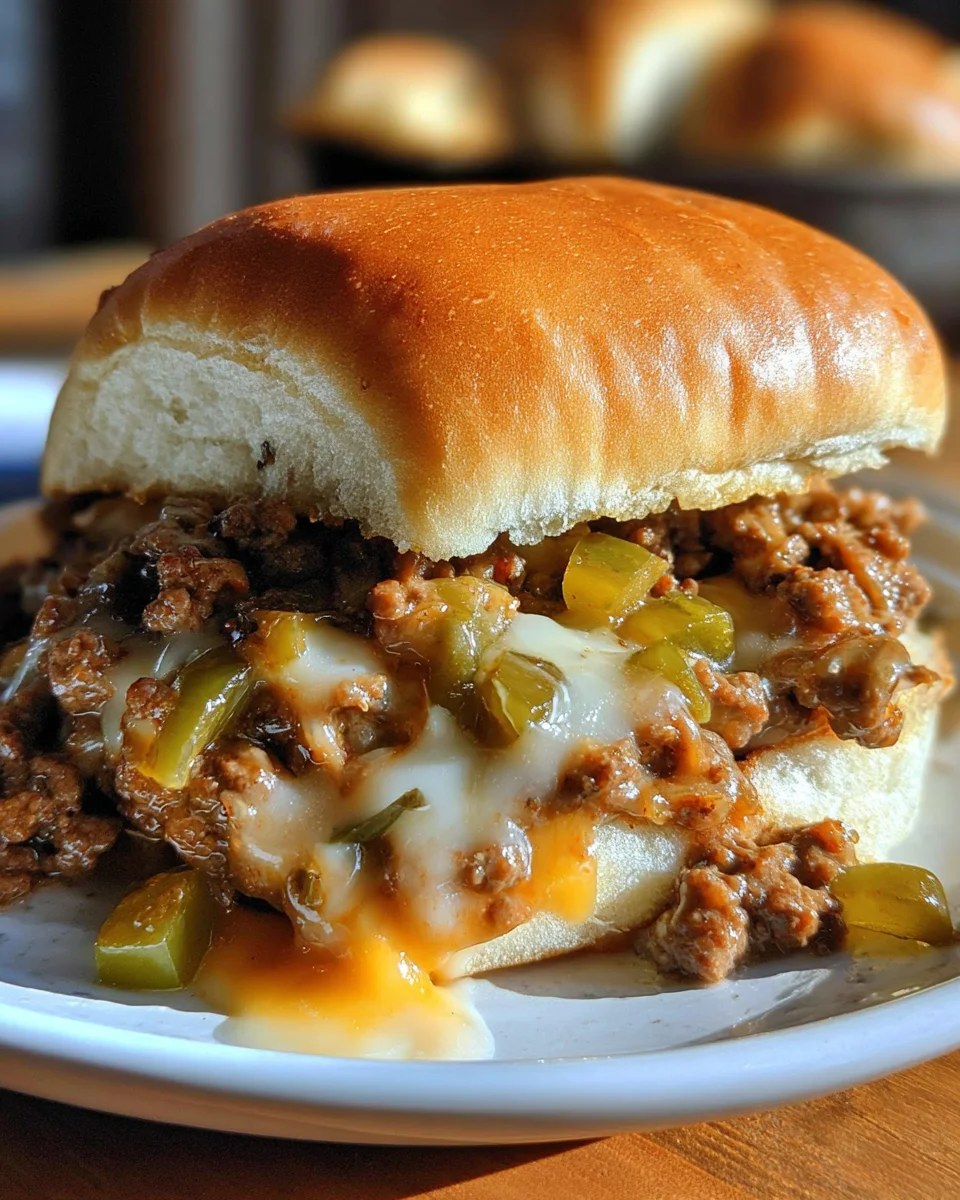 Philly Cheesesteak Sloppy Joes Recipe