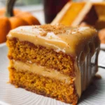 Pumpkin Cake with Caramel Cream Cheese Frosting 36 Pumpkin Cake with Caramel Cream Cheese Frosting