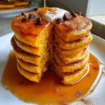 Pumpkin Cottage Cheese Pancakes