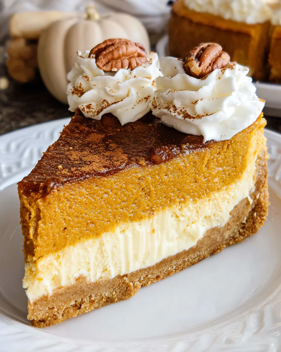 Pumpkin Pie Cheesecake