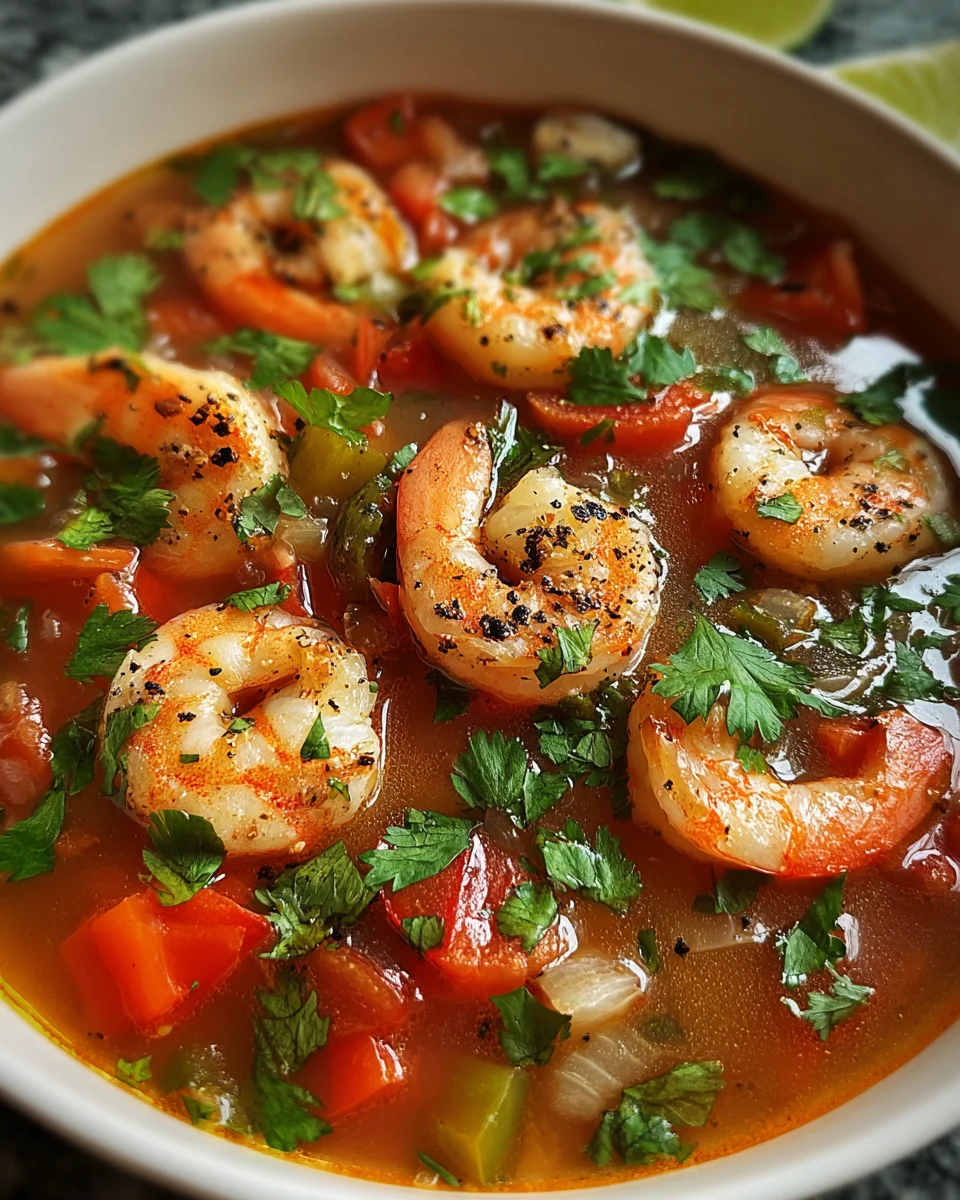 Quick and Spicy Shrimp Soup