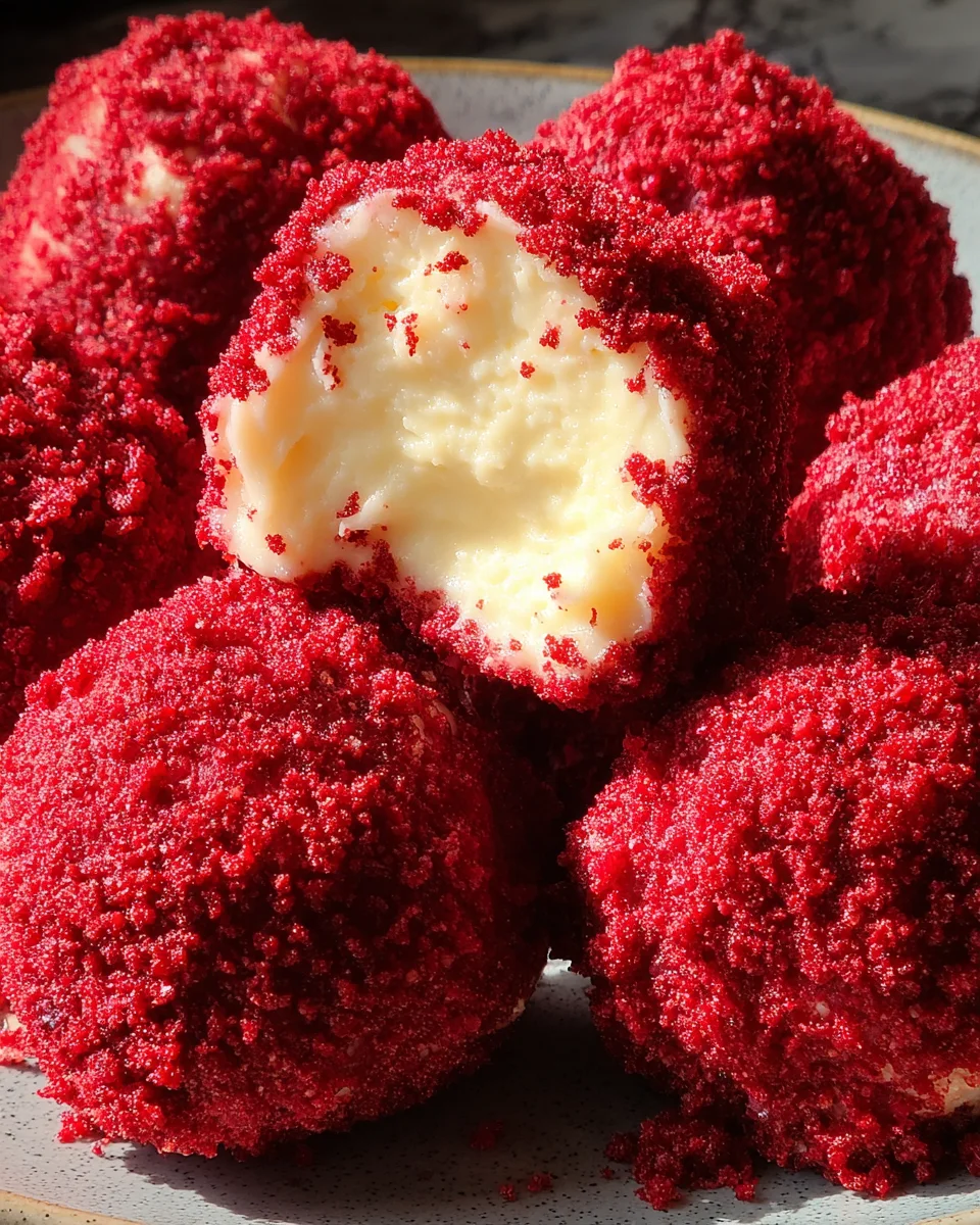 Red Velvet Cheesecake Bites