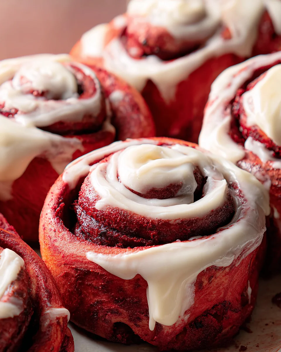 Red Velvet Cinnamon Rolls