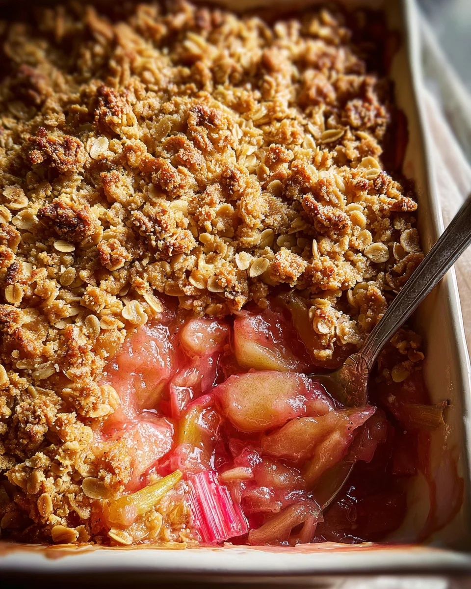 Rhubarb Crisp