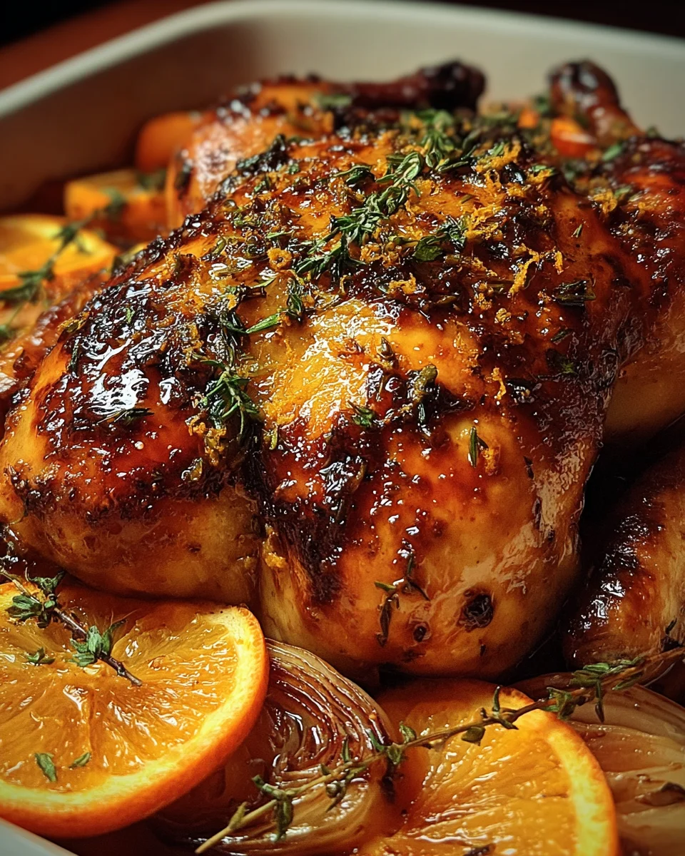 Roasted Orange Chicken 24 Roasted