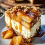 Salted Caramel Apple Pie Cheesecake