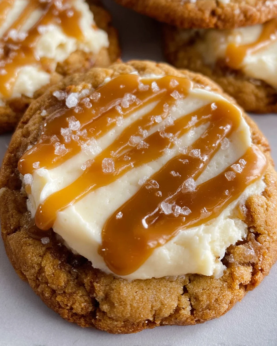 Salted Caramel Cheesecake Cookies Recipe