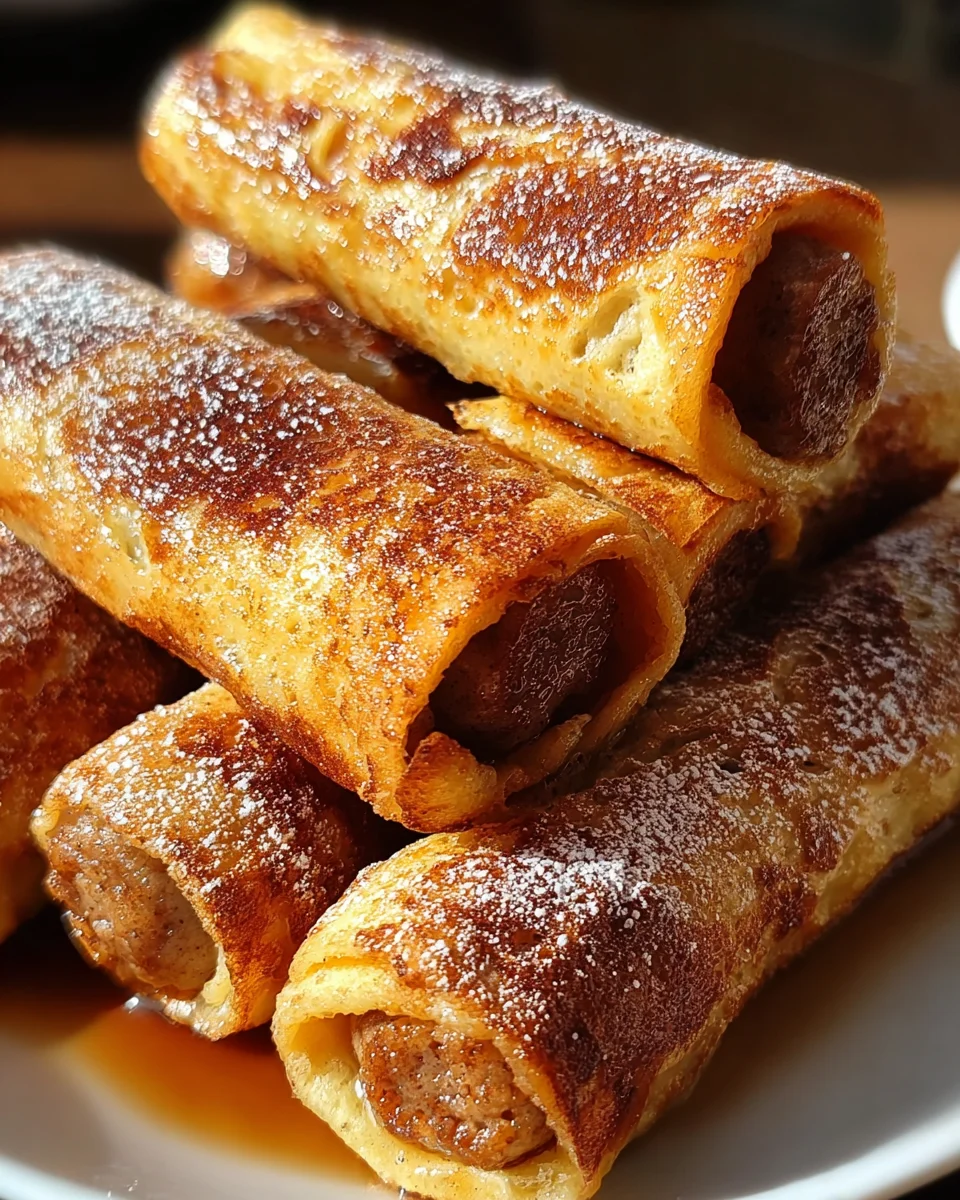 Sausage French Toast Roll-Ups Recipe