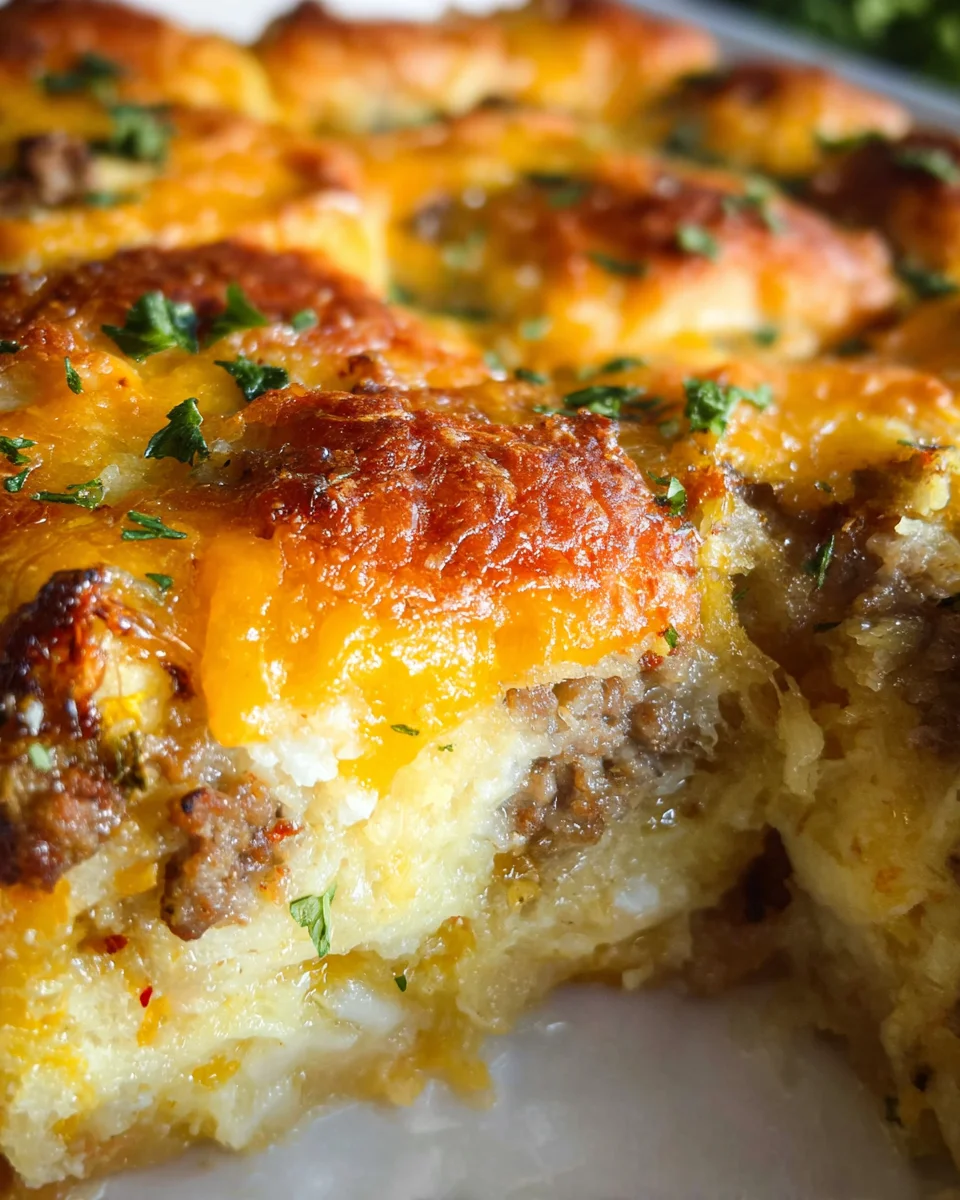 Savory Breakfast Sausage and Cheese Casserole Recipe 22 Savory