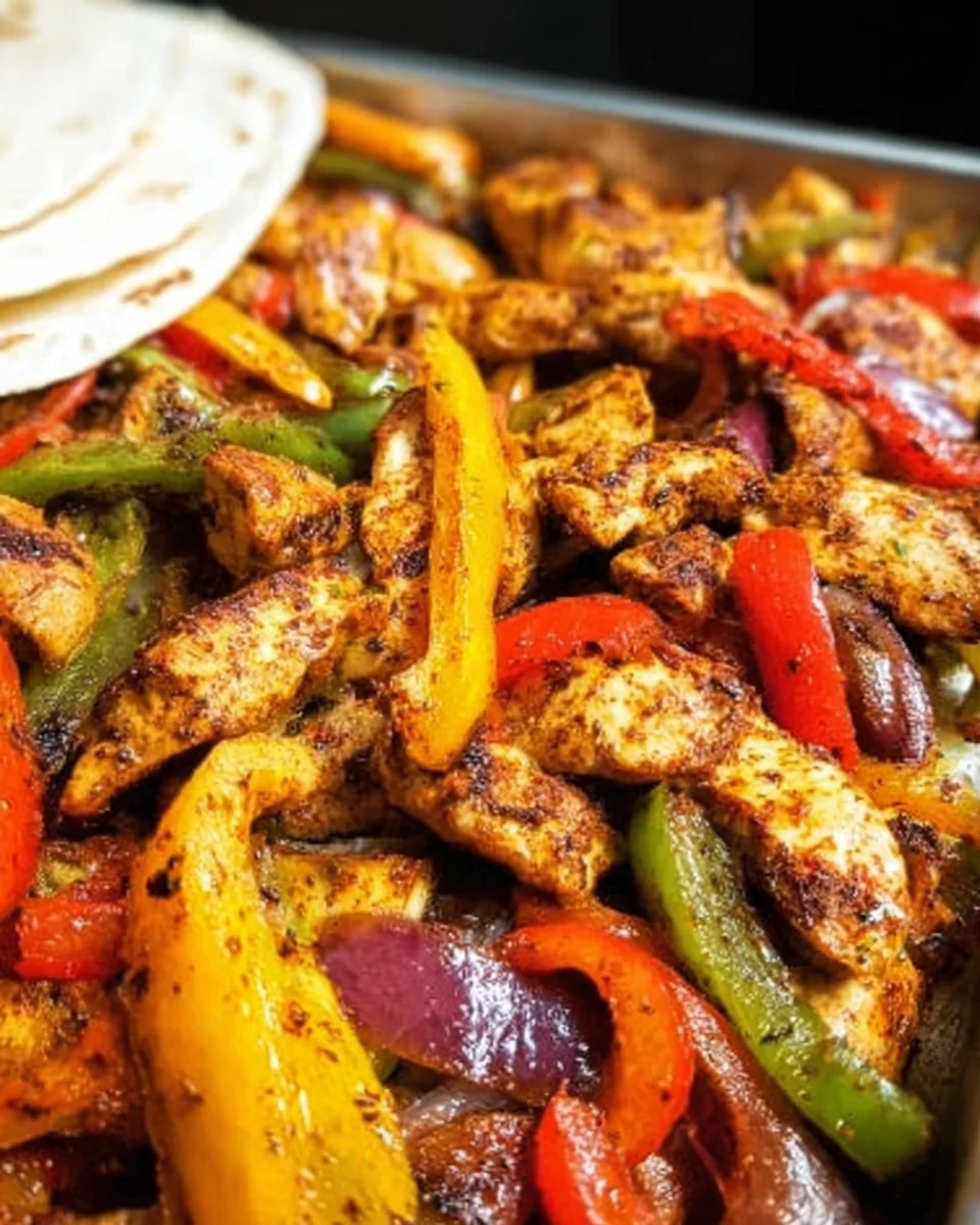Sheet Pan Chicken Fajitas 25 Sheet