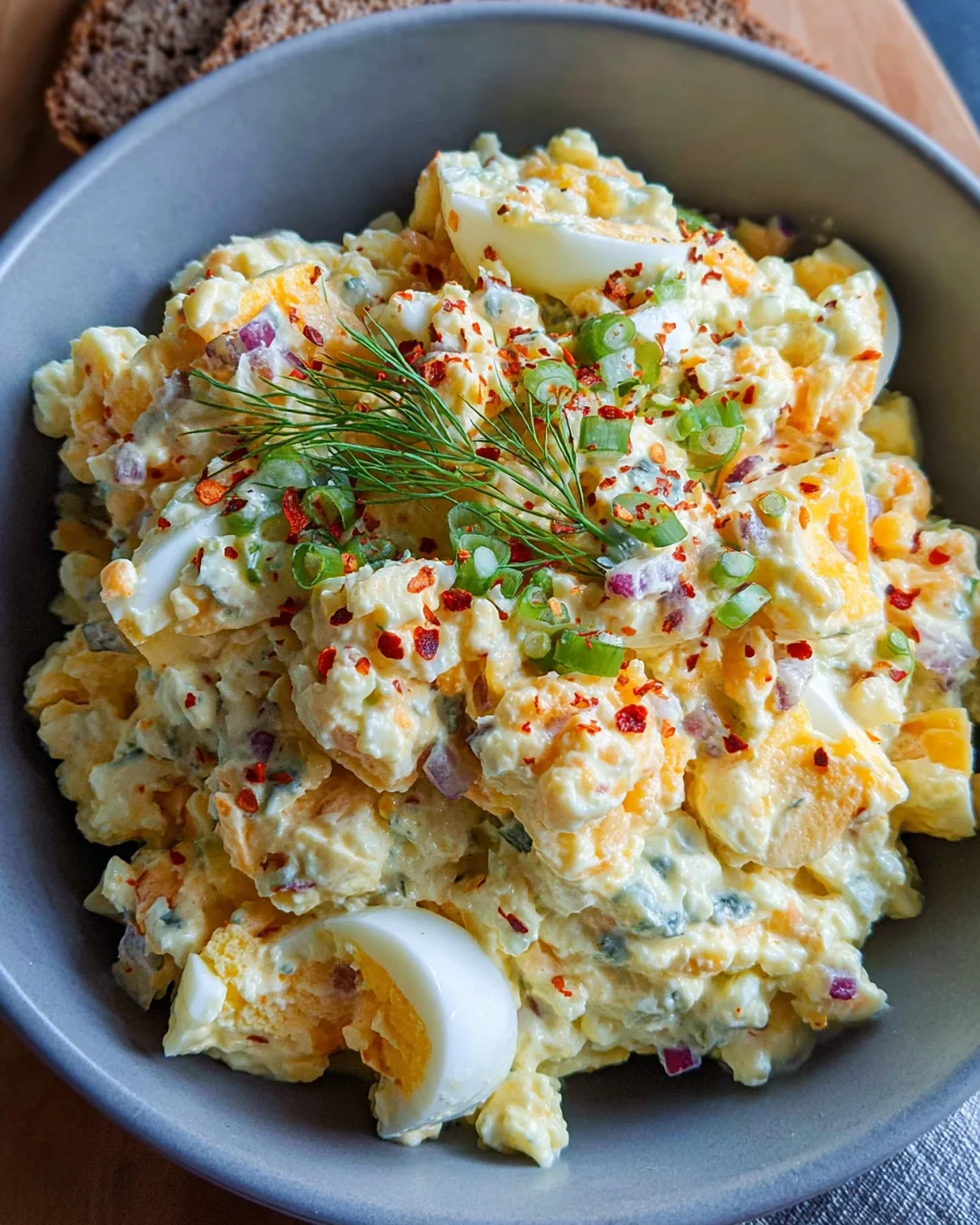 Simple Cottage Cheese Egg Salad