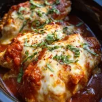 Slow Cooker Cheesy Mozzarella Chicken