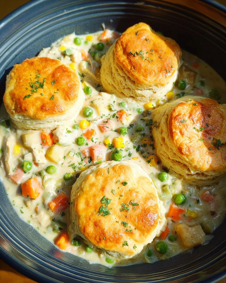 Slow Cooker Chicken Pot Pie