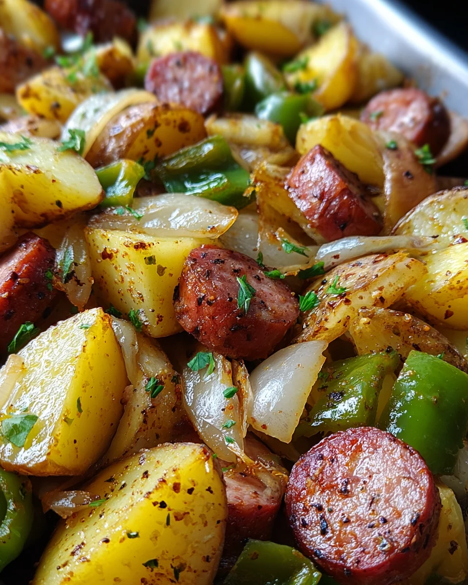 Smoked Sausage and Potato Bake
