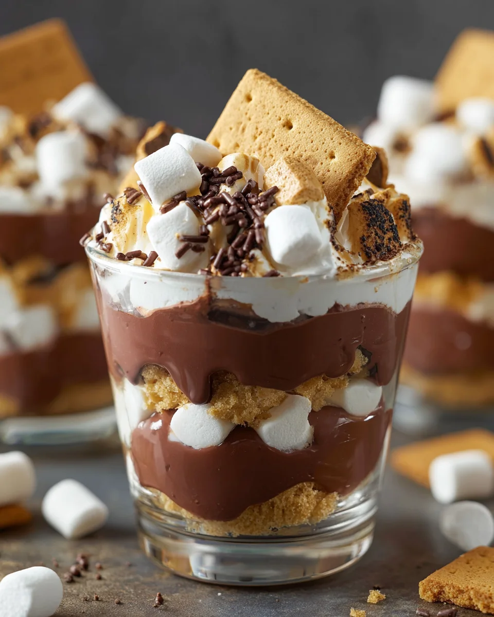 Smores Pudding Cups
