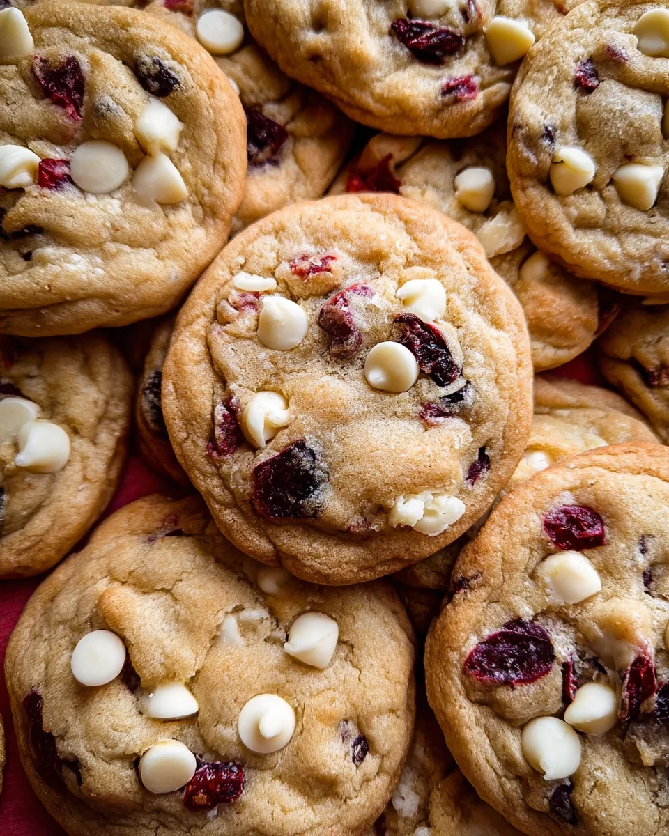 Soft-Baked White Chocolate Cranberry Cookies