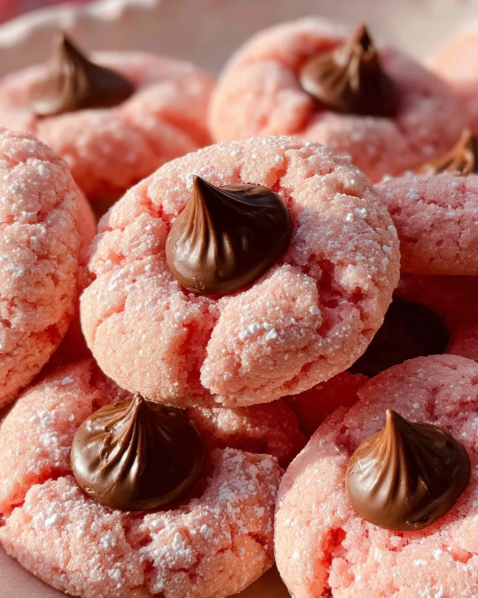 Strawberry Kiss Cookies Recipe