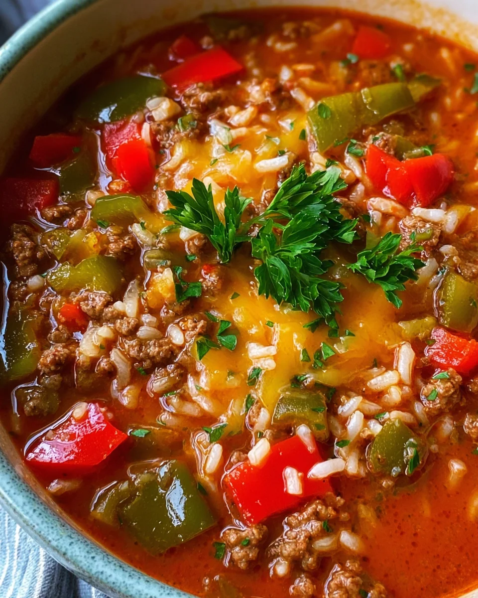 Stuffed Pepper Soup