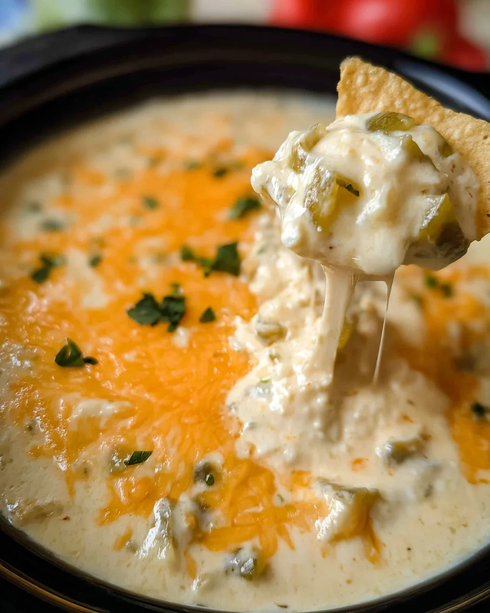 The Best Crock pot White Cheese Dip Recipe