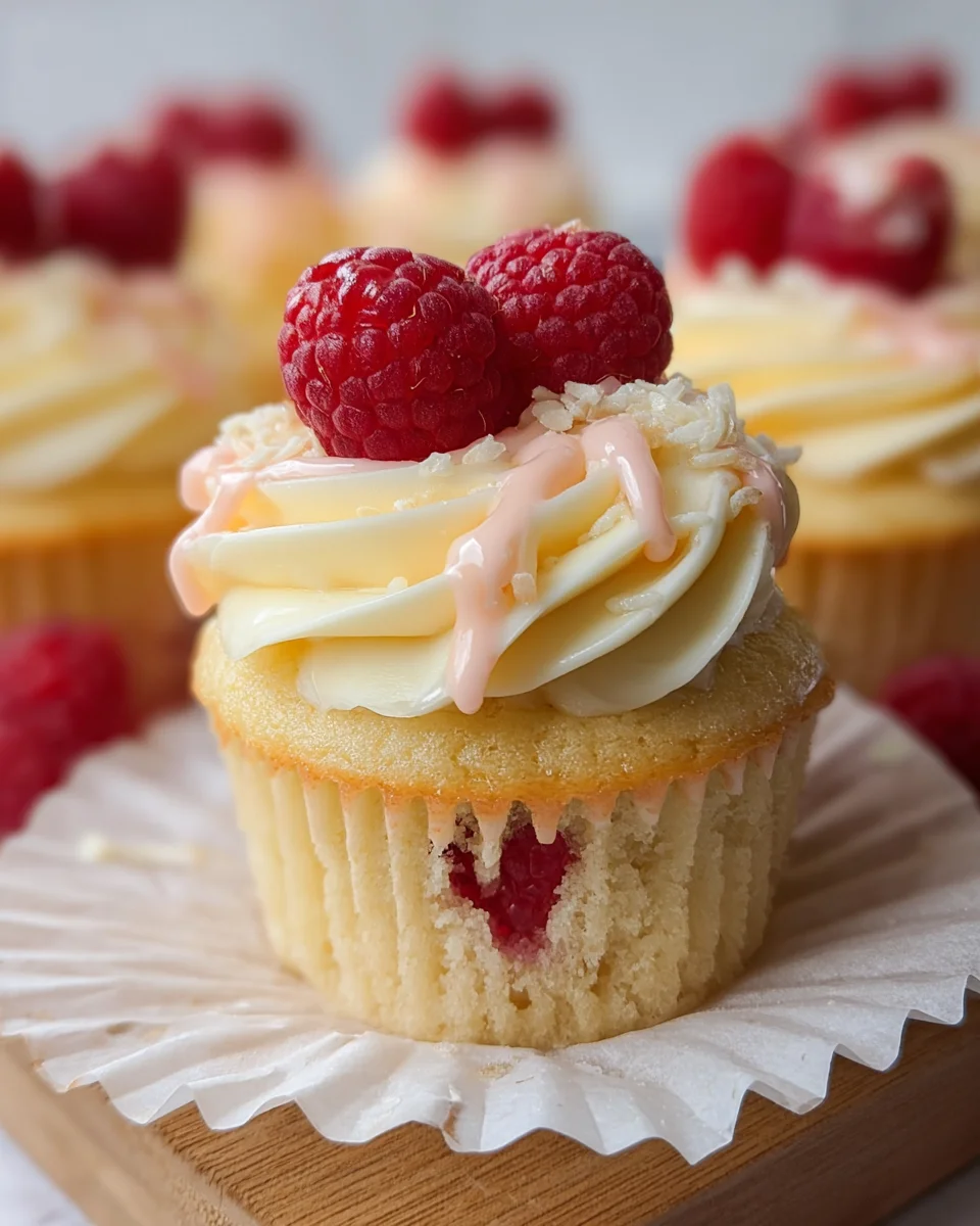 The Best White Chocolate Raspberry Cupcakes