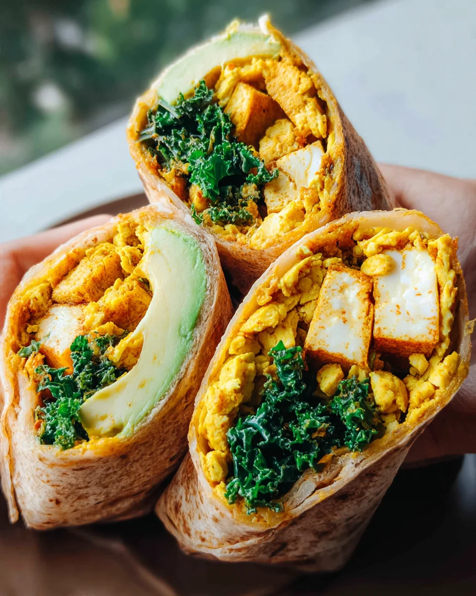 Tofu Scramble Wrap