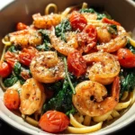 Tomato Spinach Shrimp Pasta 21 Tomato Spinach Shrimp Pasta